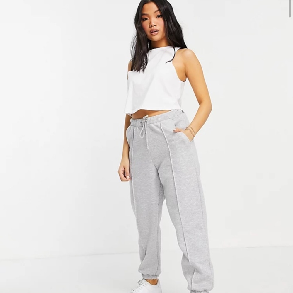 OBE white muscle tee crop top!